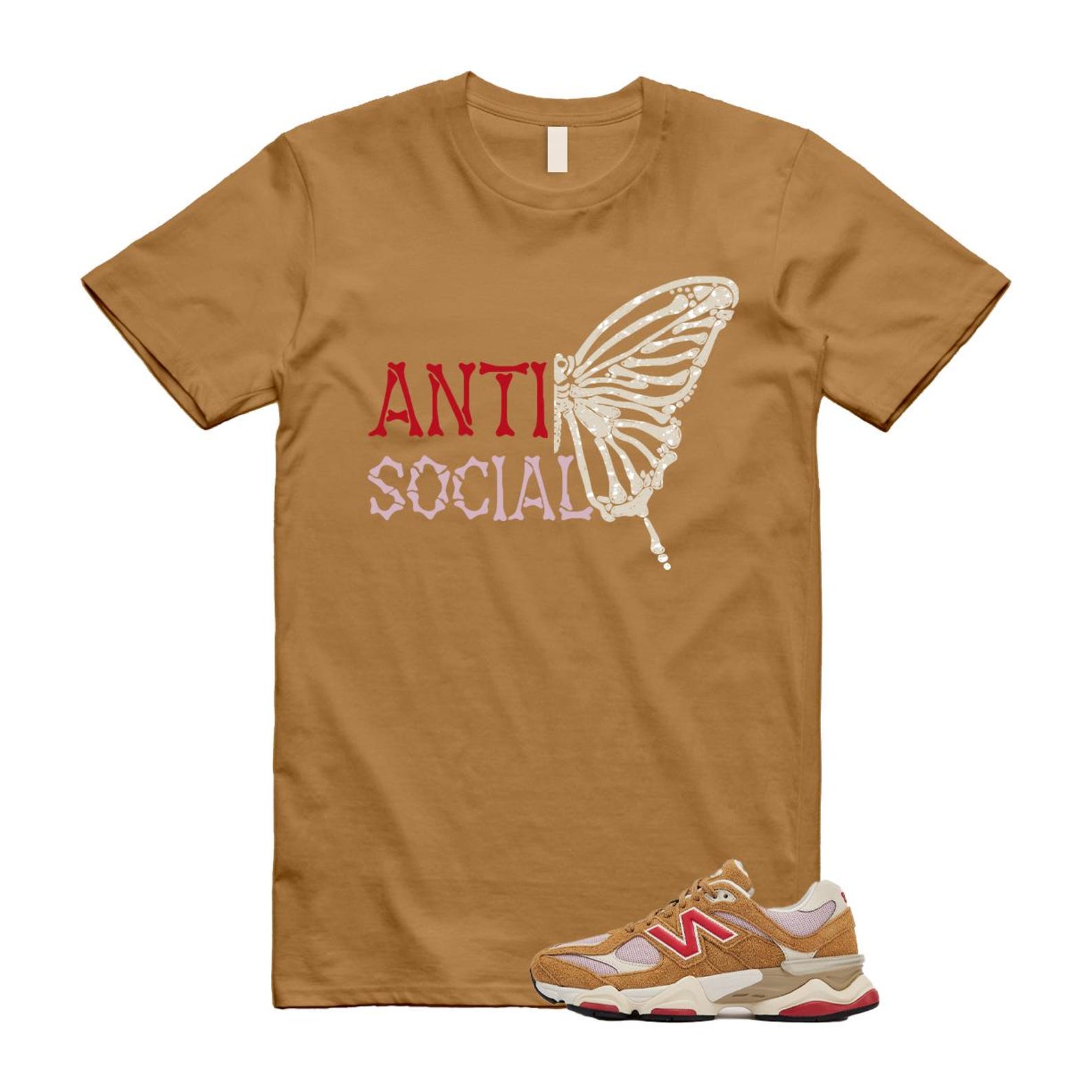 9060 Great Plains True Red Twilight Haze Wheat T Shirt Match ASB U9060GEA T-Shirt, Sneaker Match Tee