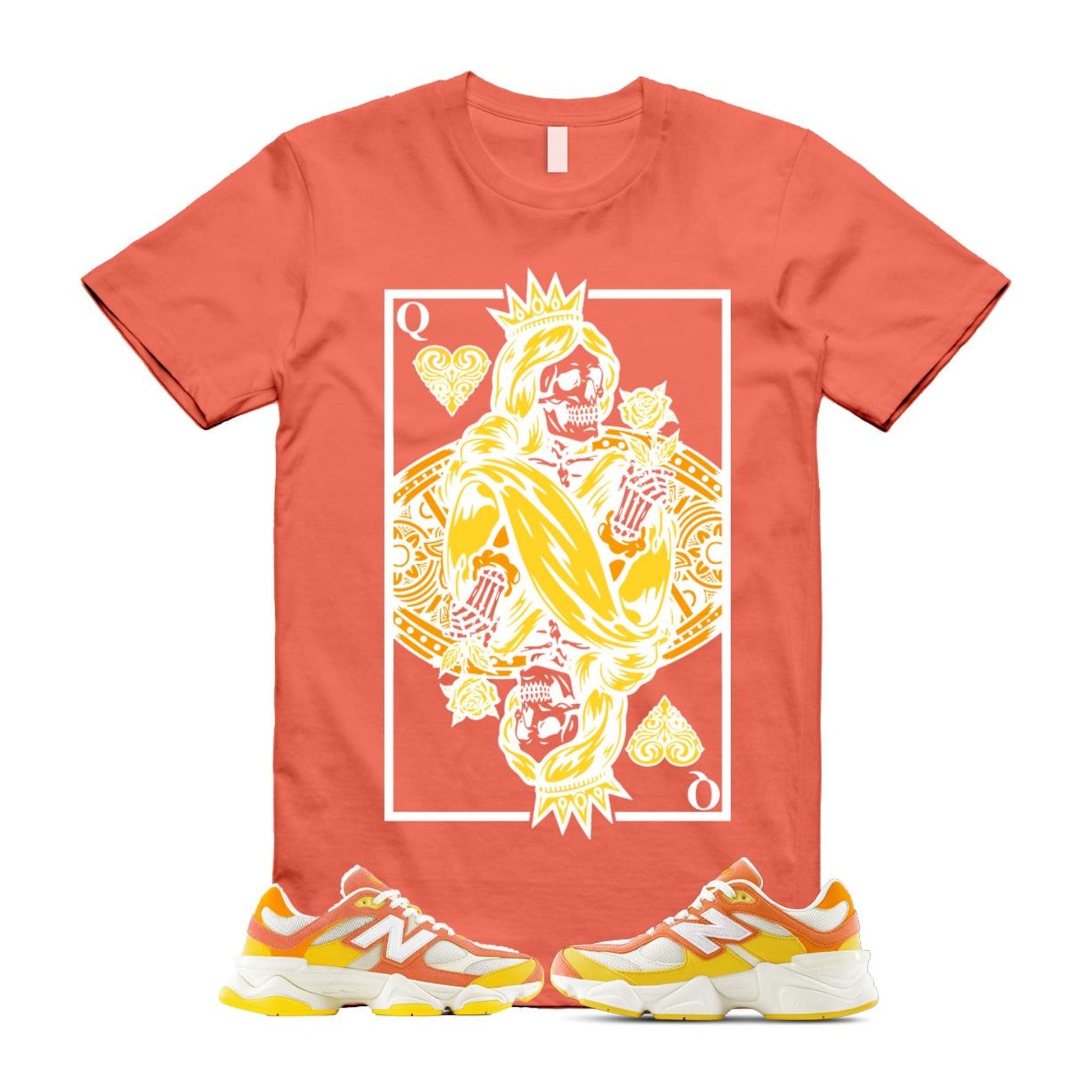 9060 Fluorescent Pink Orange Yellow Citrus Grapefruit Lemon Clementine T Shirt Match QC U9060FLO T-Shirt, Sneaker Match Tee