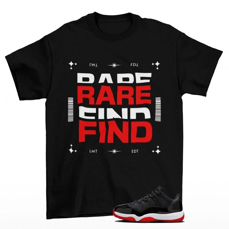 Rare Find Shirt Black to Match Jordan 11 Retro Low Bred FV5104-006 T-Shirt, Sneaker Match Tee