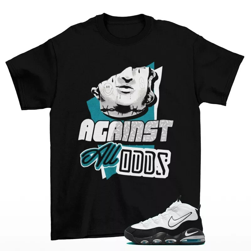 All Odds Sneaker Shirt to Match Air Max Uptempo 95 Mystic Teal 311090-100 T-Shirt, Sneaker Match Tee