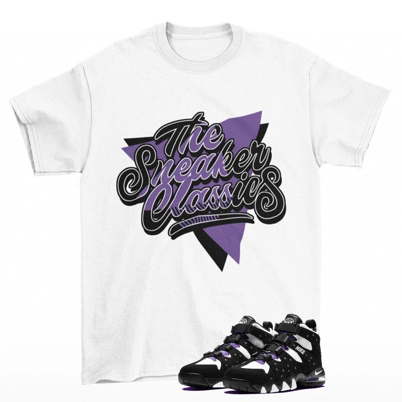 Classics Sneaker Shirt White to Match Air Max CB 94 Black Purple CZ7871-001 T-Shirt, Sneaker Match Tee