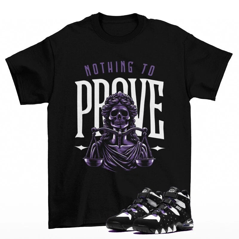 Proof Sneaker Shirt Black to Match Air Max CB 94 Black Purple CZ7871-001 T-Shirt, Sneaker Match Tee