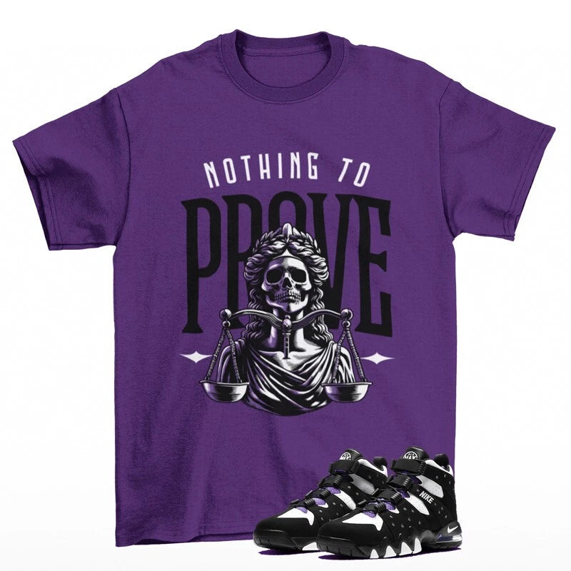 Proof Sneaker Shirt Purple to Match Air Max CB 94 Black Purple CZ7871-001 T-Shirt, Sneaker Match Tee