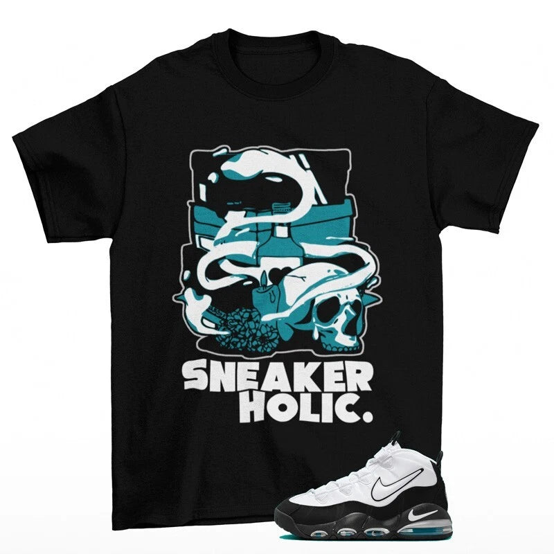 Sneaker Holic Shirt to Match Air Max Uptempo 95 Mystic Teal 311090-100 T-Shirt, Sneaker Match Tee