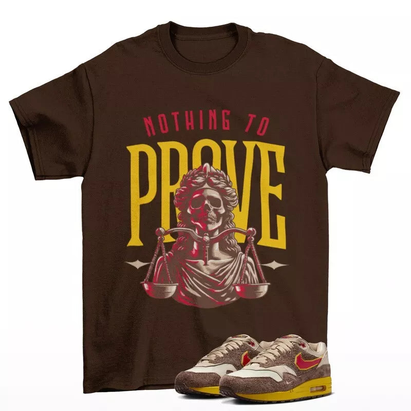 Proof Sneaker Shirt to Match Air Max 1 Big Head Origins HV5776-200 T-Shirt, Sneaker Match Tee