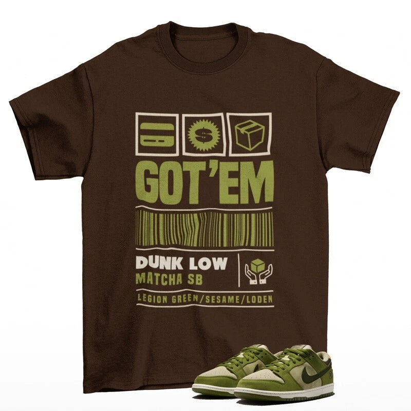 Copped Sneaker Shirt to Match SB Dunk Low Yuto Matcha HF8022-300 T-Shirt, Sneaker Match Tee