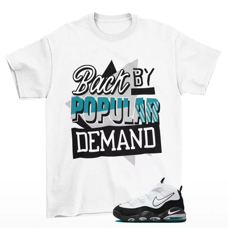 Throwback Sneaker Shirt to Match Air Max Uptempo 95 Mystic Teal 311090-100 T-Shirt, Sneaker Match Tee