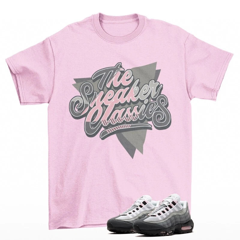 Sneaker Classic Shirt Pink to Match Air Max 95 OG Pink Foam HJ5996-001 T-Shirt, Sneaker Match Tee