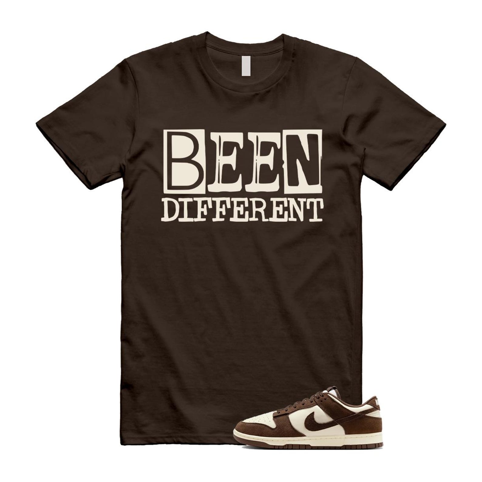 Dunk Baroque Brown Pale Ivory T Shirt Match BEEN FQ8249-104 T-Shirt, Sneaker Match Tee