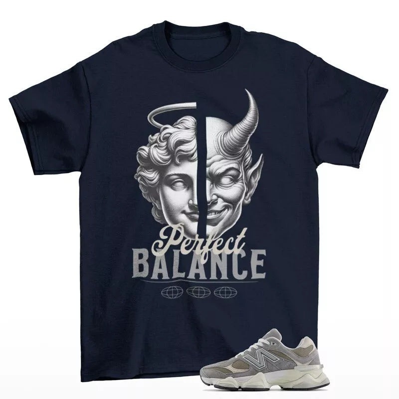 Karma Sneaker Shirt Navy to Match 9060 Slate Grey Arid Stone Timberwolf U9060LBA T-Shirt, Sneaker Match Tee