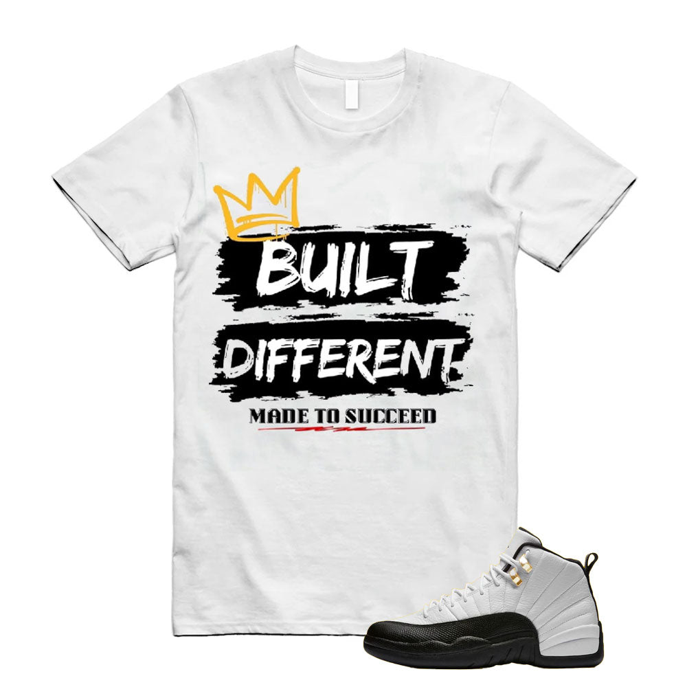 Air Jordan 12 Royalty Taxi Shirt to Match Built Different, CT8013-170, Match Sneaker Tee