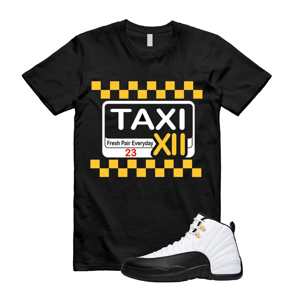 Air Jordan 12 Taxi – Taxi XII Shirt to Match, 130690-125 Match Sneaker Tee