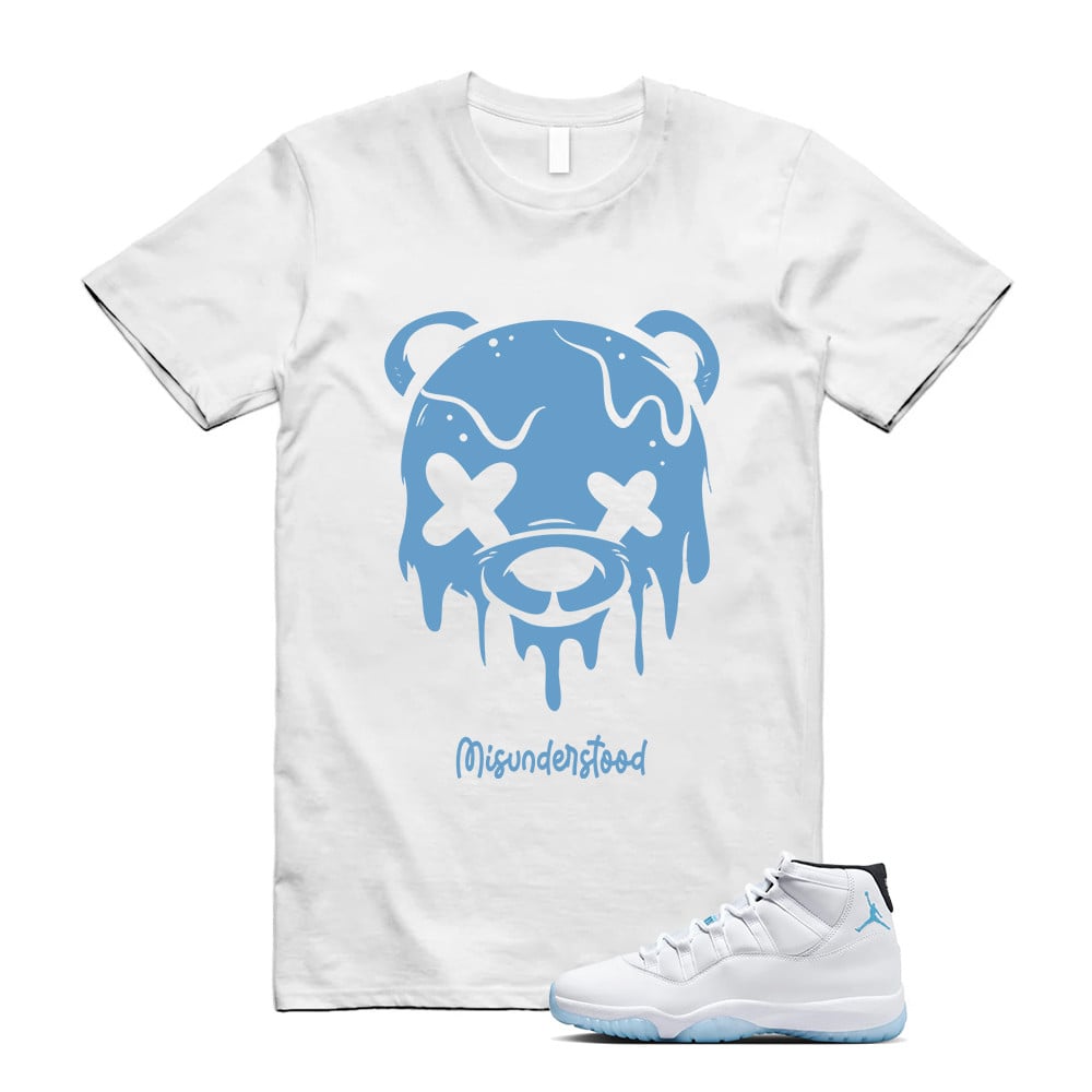 Drippy Bear Shirt, Jordan 11 Legend Blue Matching T-Shirt, Sneaker Match Tees