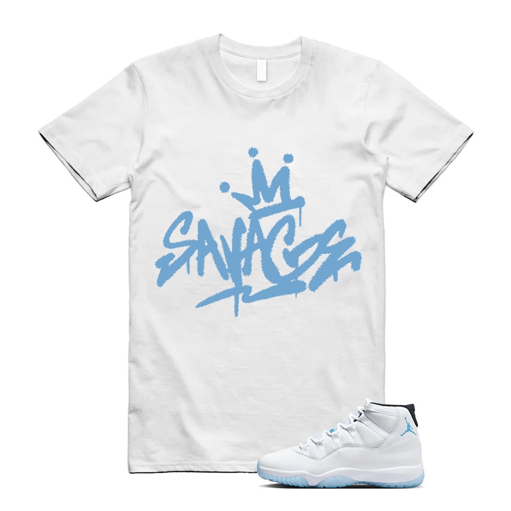 Savage Style Shirt, Jordan 11 Legend Blue Matching T-Shirt, Sneaker Match Tees