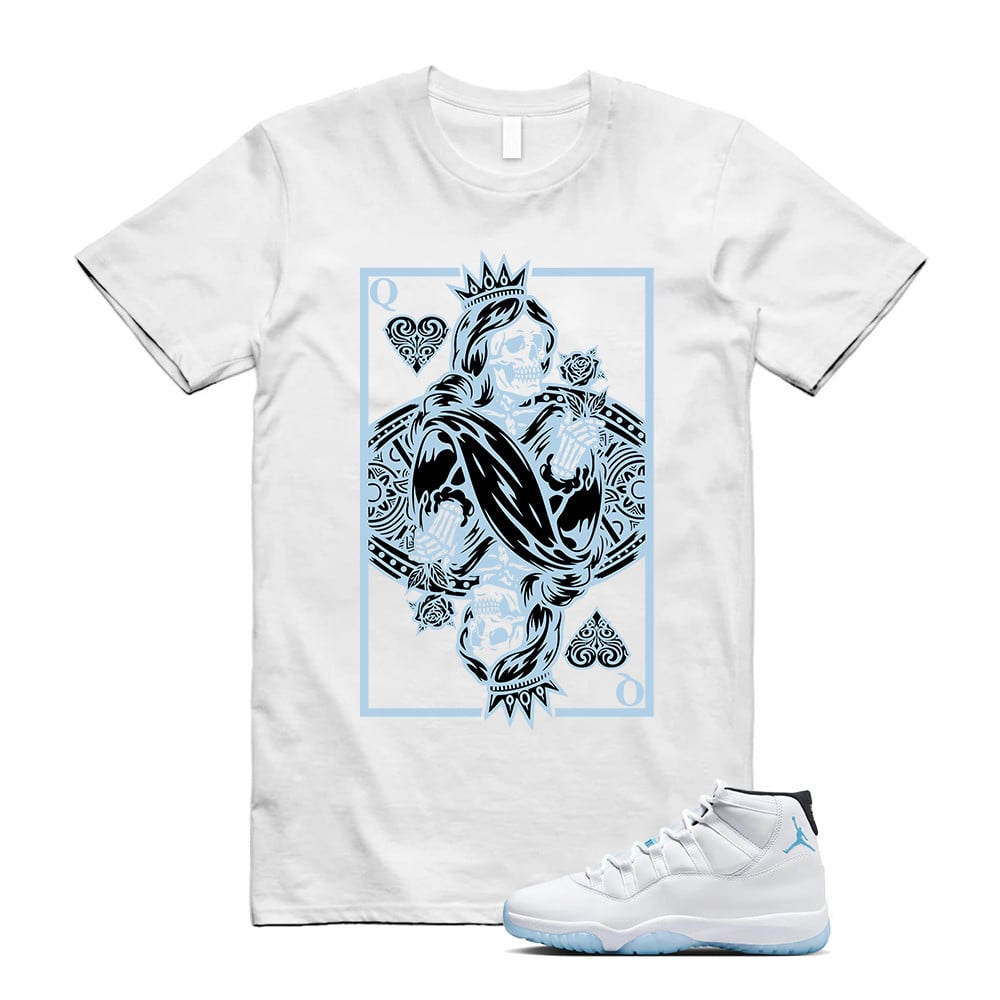 QC Shirt, Jordan 11 Legend Blue Matching T-Shirt, Sneaker Match Tees