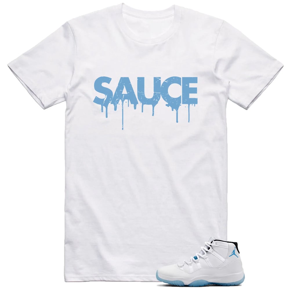 Sauce Shirt, Jordan 11 Legend Blue Matching T-Shirt, Sneaker Match Tees