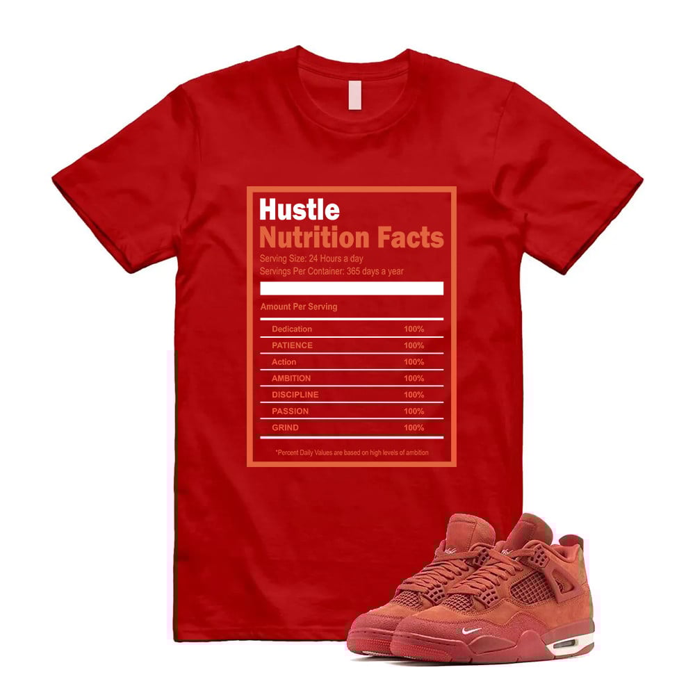 Hustle Facts Shirt To Match Jordan 4 Brick by Brick Sneaker Matching T-Shirt, Sneaker Match Tees
