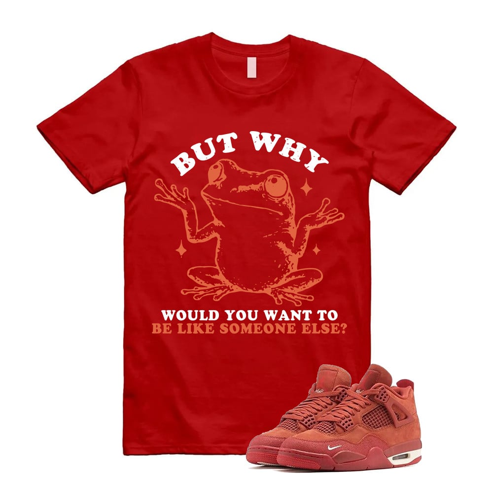 Funny But Why Shirt To Match Jordan 4 Brick By Brick Cinnabar Firewood T-Shirt, Sneaker Match Tees
