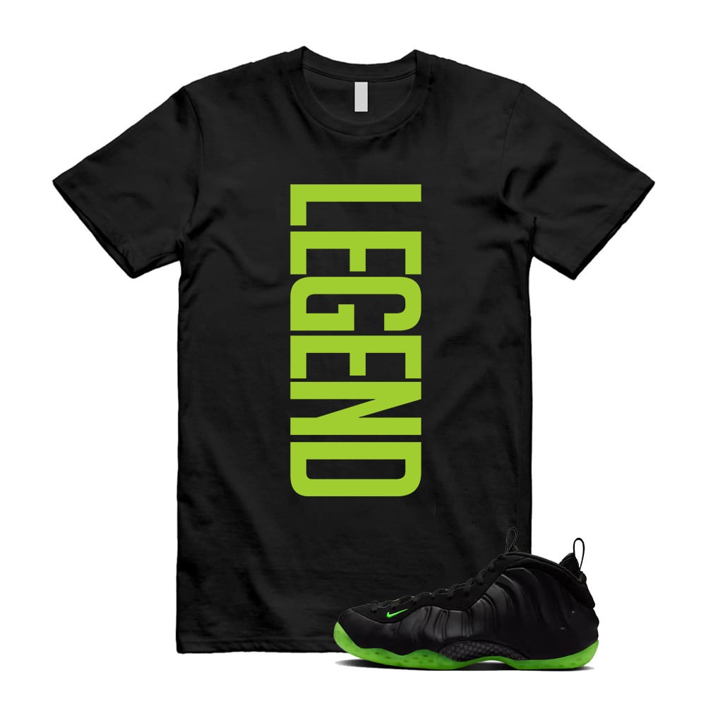 LEGEND Shirt To Match Foamposite Volt Black Air One T-Shirt, Sneaker Match Tees