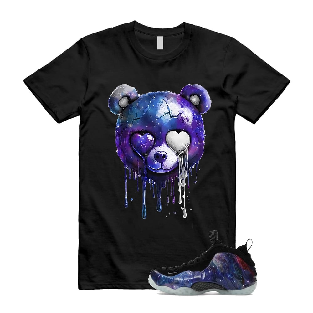SLB Shirt To Match Galaxy Air Foamposite One 2025 Obsidian Black Anthracite T-Shirt, Sneaker Match Tees
