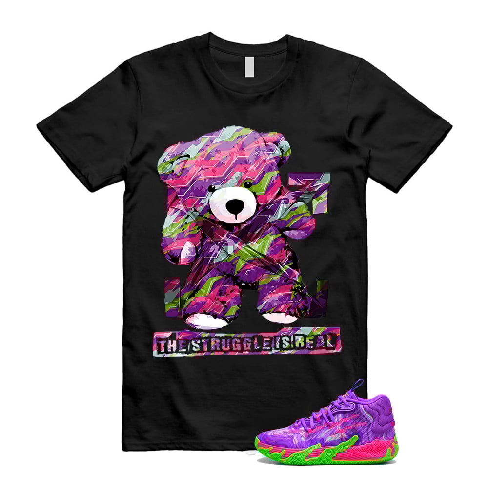 STRUG Shirt To Match Puma Toxic LaMelo Ball Purple Glimmer Green Gecko 03 Slime T-Shirt, Sneaker Match Tees