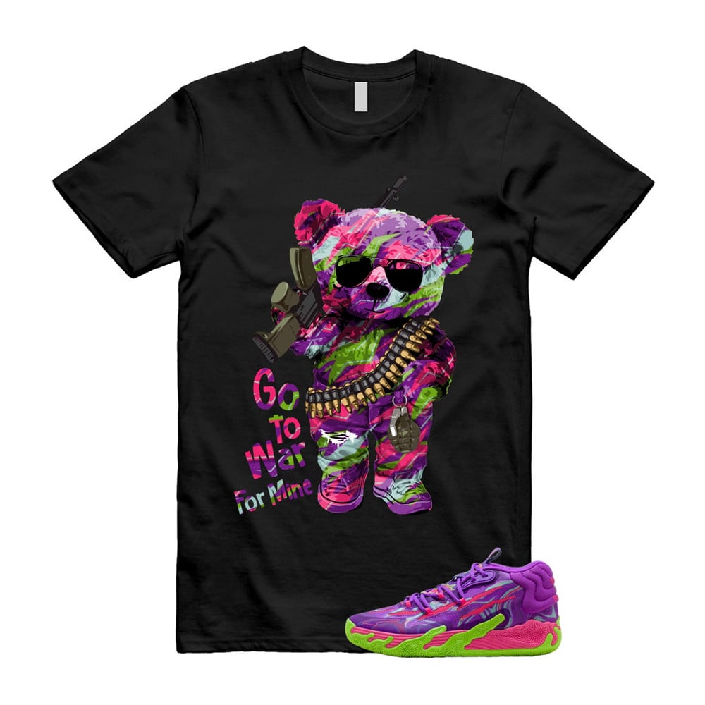 Go To War For Me Shirt To Match Puma Toxic LaMelo Ball Purple Glimmer Green Gecko 03 Slime T-Shirt, Sneaker Match Tees