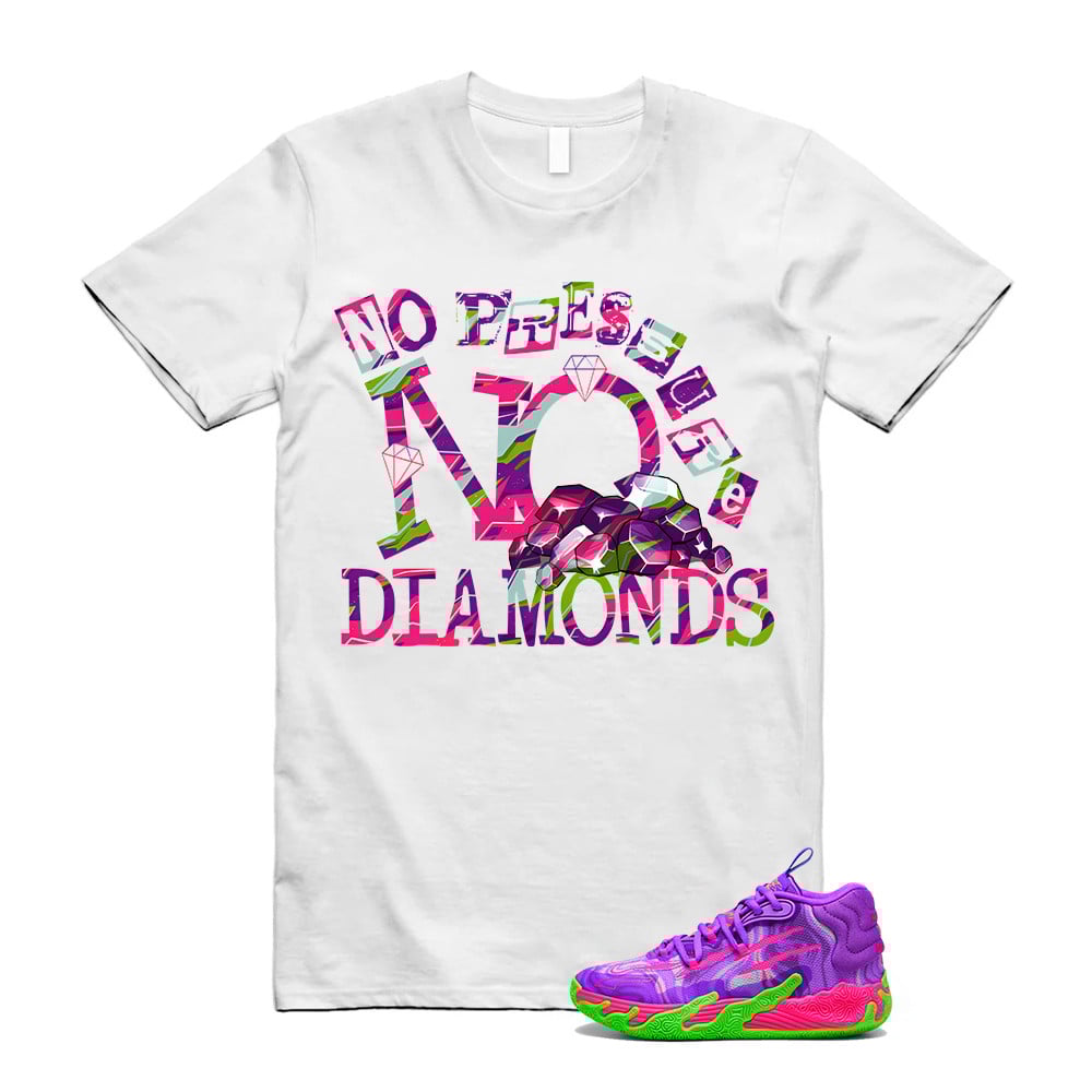 DIAMOND Shirt To Match Puma Toxic LaMelo Ball Purple Glimmer Green Gecko 03 Slime T-Shirt, Sneaker Match Tees