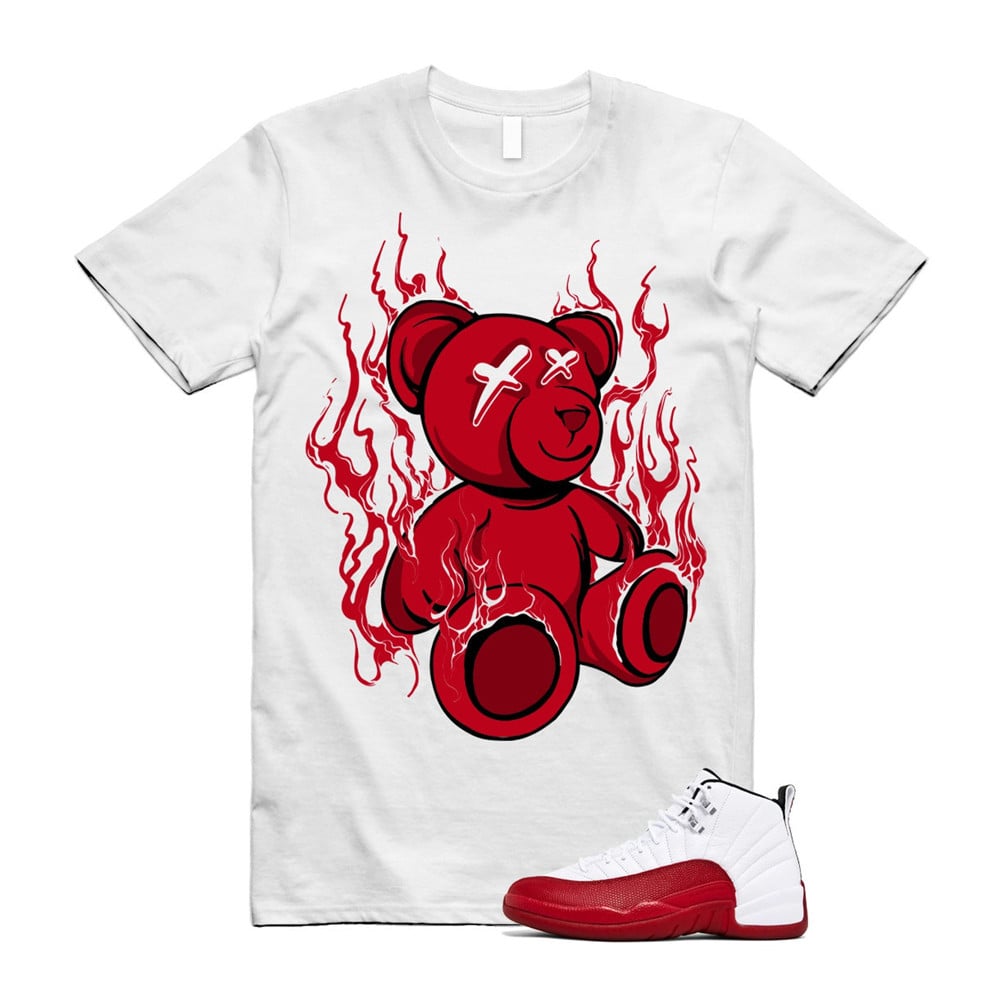 LIT Shirt To Match Air Jordan 12 Cherry Red T-Shirt, Sneaker Match Tees