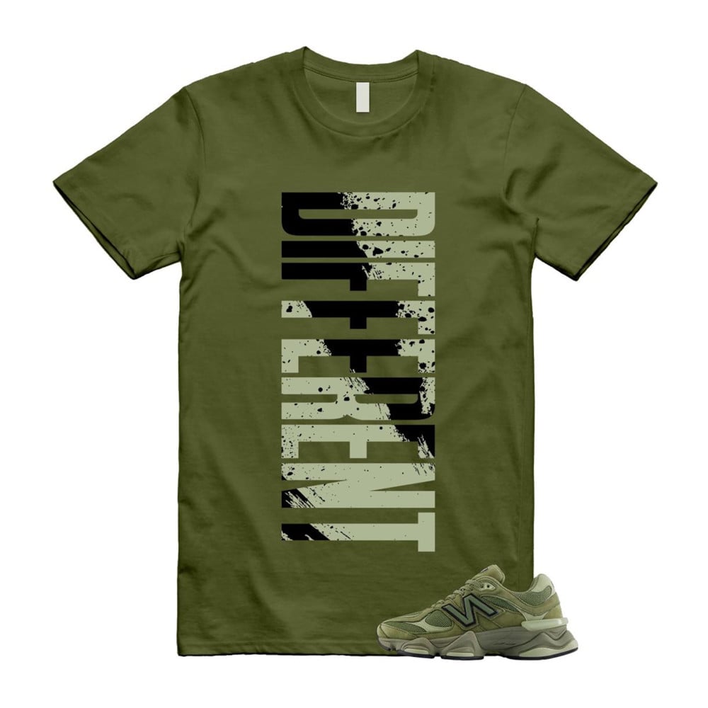 Different Shirt To Match 9060 Dark Olivine Green Olive T-Shirt, Sneaker Match Tees