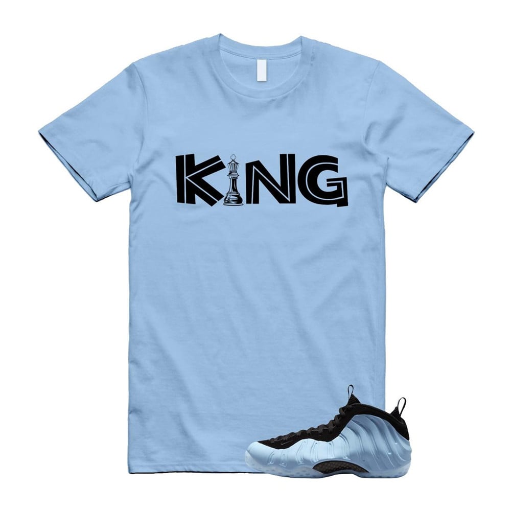 King Shirt To match Foamposite Psychic Blue Black Air One T-Shirt, Sneaker Match Tees