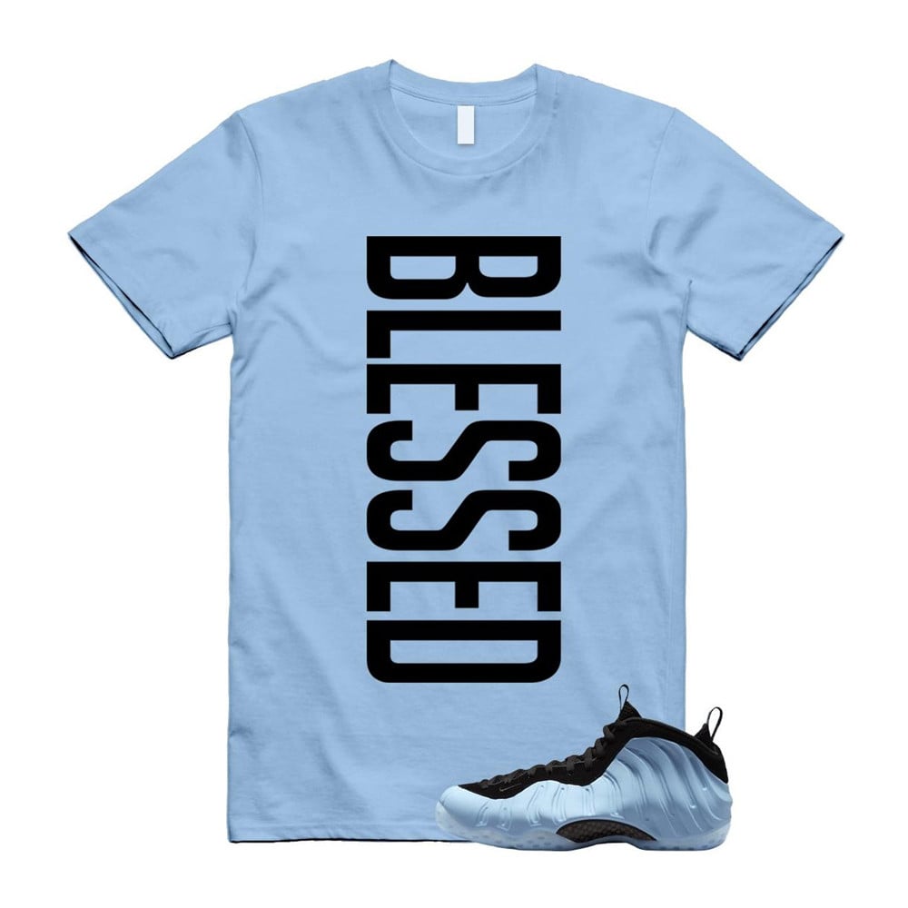 VERTBLS Shirt To match Foamposite Psychic Blue Black Air One T-Shirt, Sneaker Match Tees