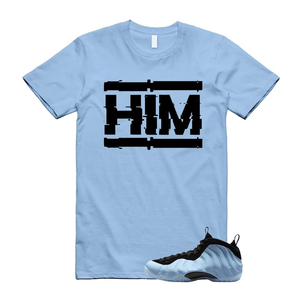 Him Shirt To match Foamposite Psychic Blue Black Air One T-Shirt, Sneaker Match Tees