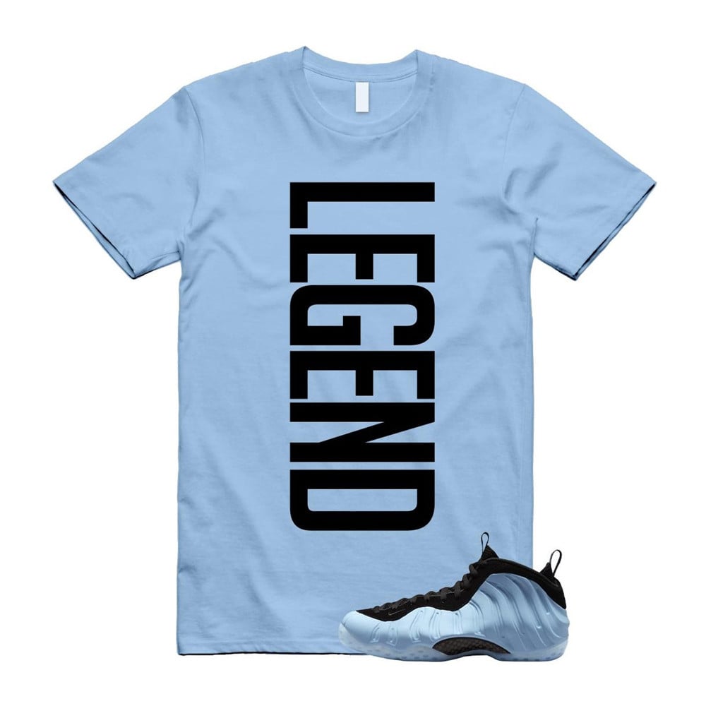 Legend Shirt To match Foamposite Psychic Blue Black Air One T-Shirt, Sneaker Match Tees