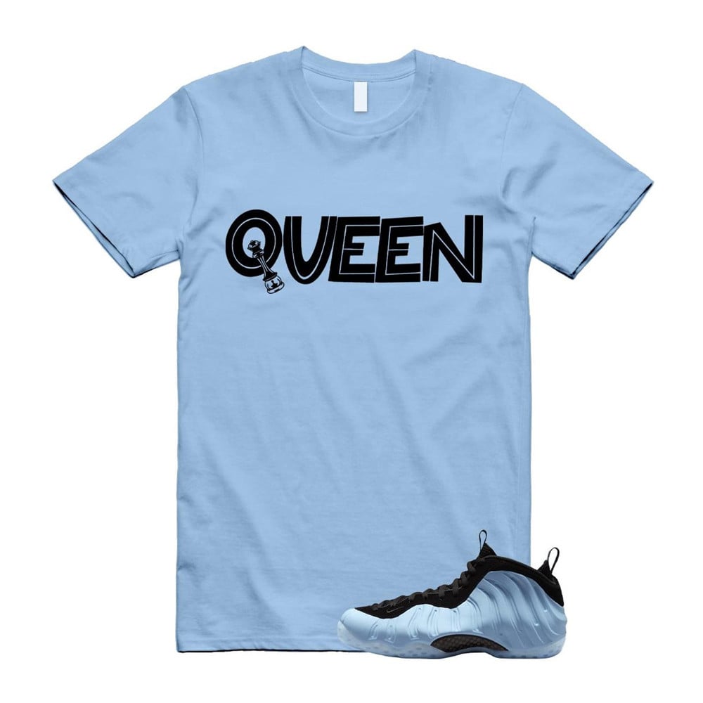 Queen Shirt To match Foamposite Psychic Blue Black Air One T-Shirt, Sneaker Match Tees