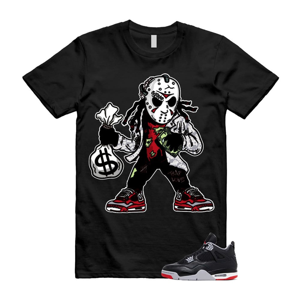 JASON Shirt To Match Retro Air Jordan 4 BRED Reimagined T-Shirt, Sneaker Match Tees