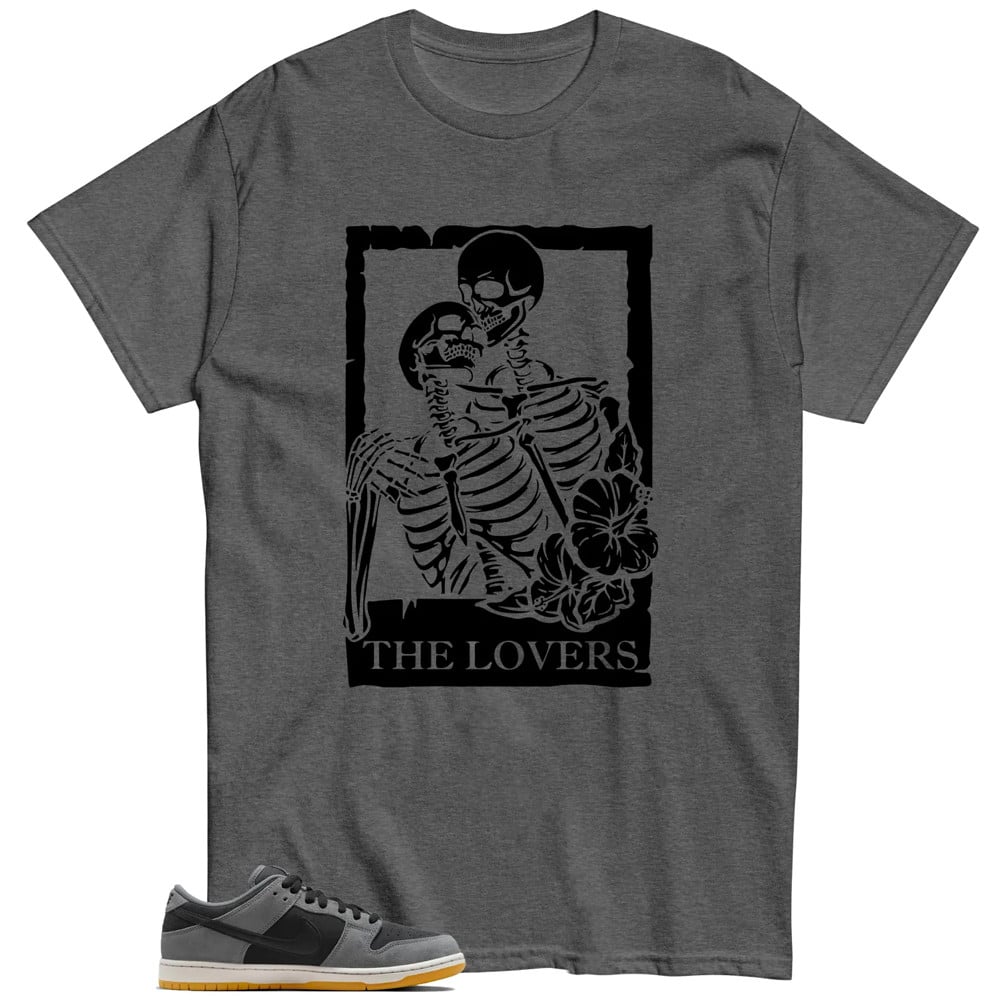 Lovers Shirt To Match SB Dunk Low Dark Smoke Grey T-Shirt, Sneaker Match Tees