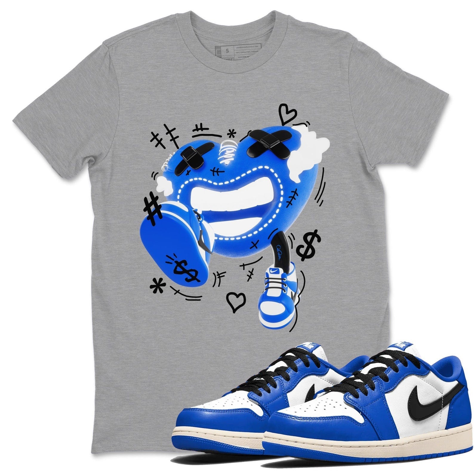 Walk In Love Streetwear Brand Shirts To Match Jordans 1s Game Royal T-Shirt, Sneaker Match Tee
