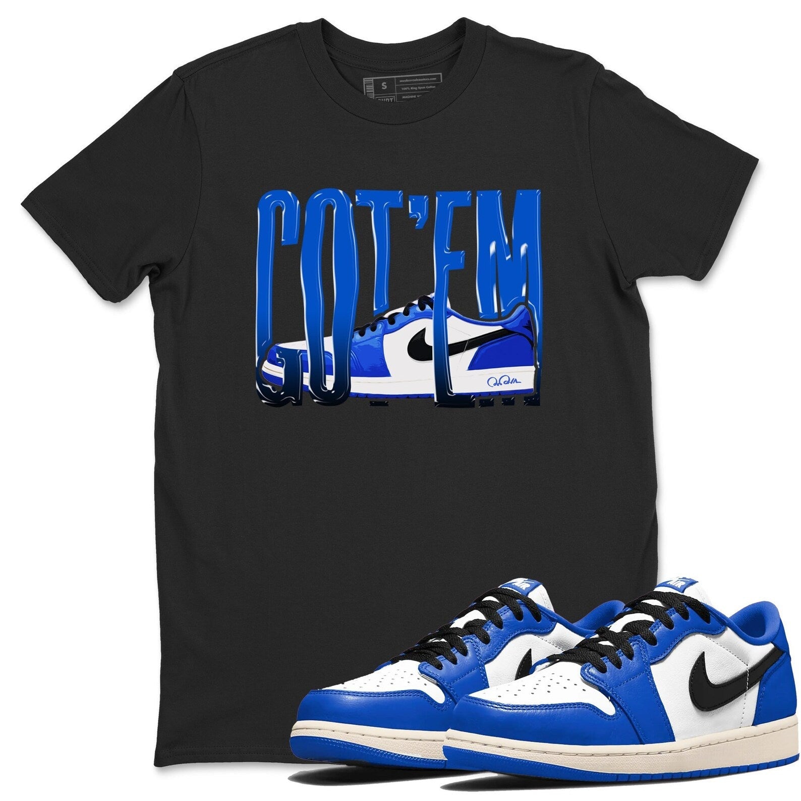 Wiggling Gotem Streetwear Brand Shirts To Match Jordans 1s Game Royal T-Shirt, Sneaker Match Tee