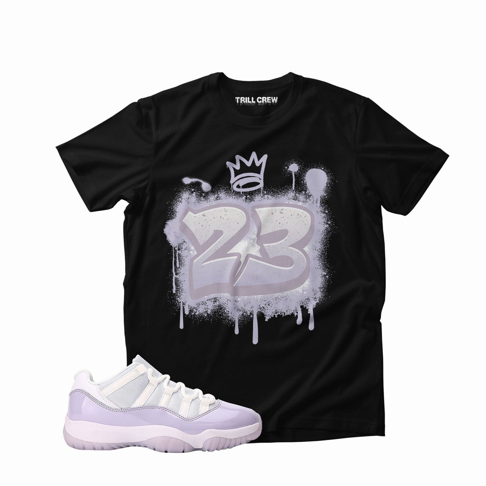 Number 23 Graffiti Unisex Shirt Match Jordan 11 Retro Low Pure Violet T-Shirt, Sneaker Match Tee