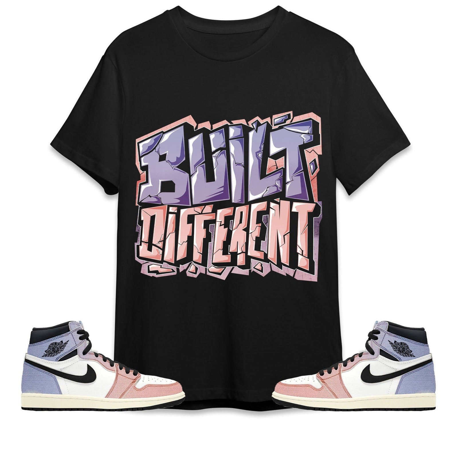 Built Different Unisex Shirt Match Jordan 1 High Skyline T-Shirt, Sneaker Match Tee