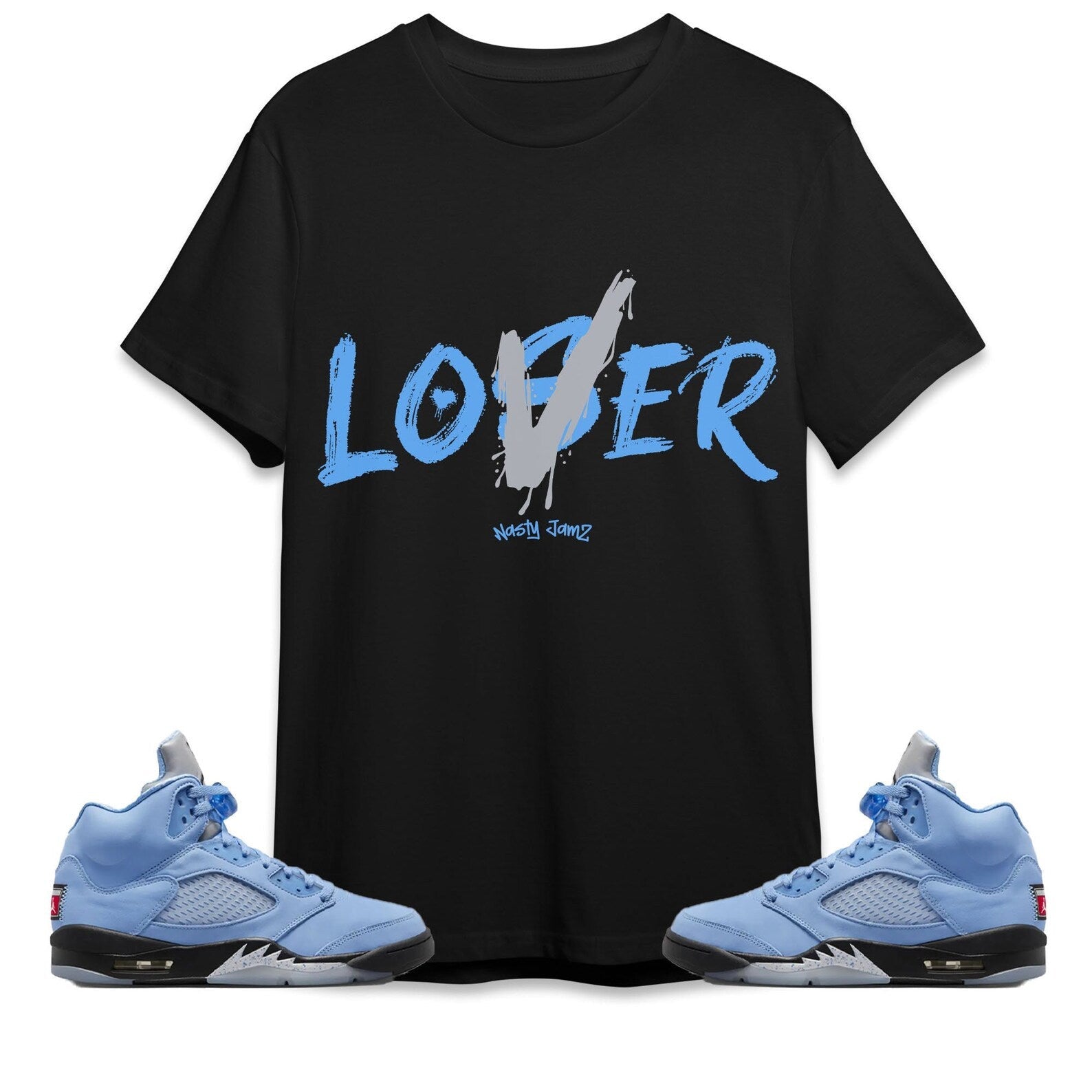 Loser Lover Unisex Shirt Match Jordan 5 University Blue T-Shirt, Sneaker Match Tee