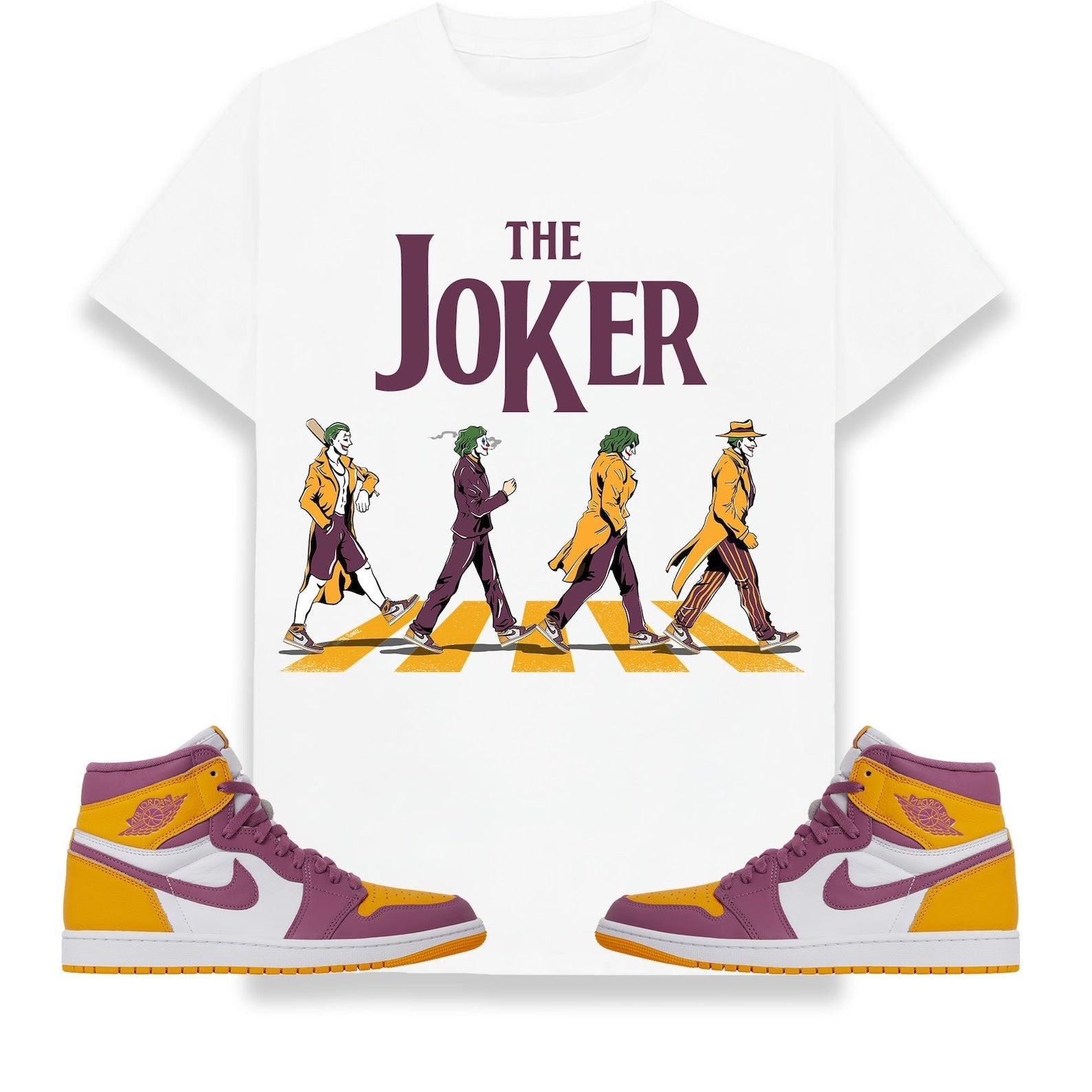 The Joker Unisex Shirt Match Jordan 1 Retro High OG Brotherhood T-Shirt, Sneaker Match Tee