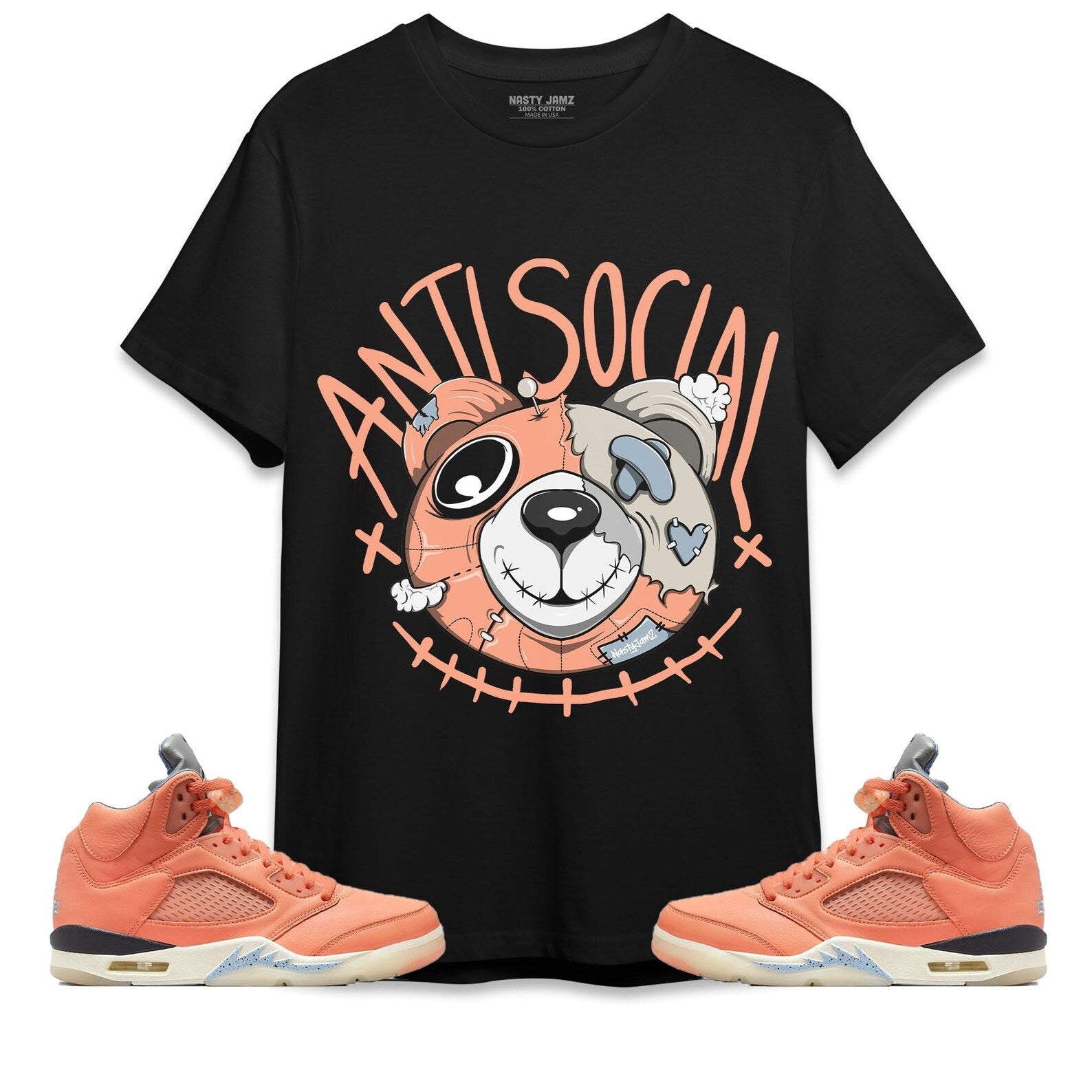 Atsc Head Ber Unisex Shirt Match Jordan 5 Crimson Bliss T-Shirt, Sneaker Match Tee