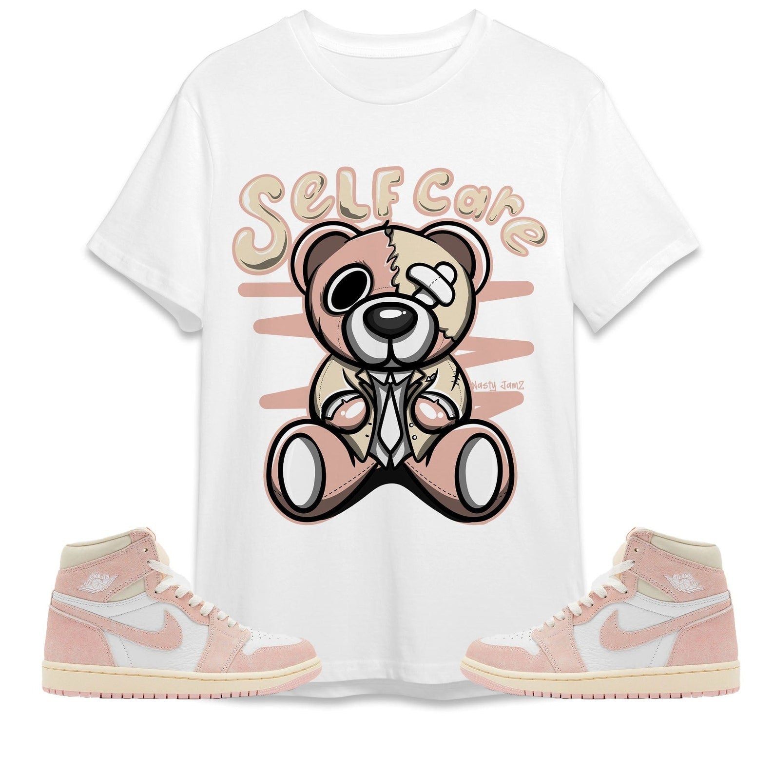 Self Care BER Unisex Shirt Match Jordan 1 OG Washed Pink T-Shirt, Sneaker Match Tee