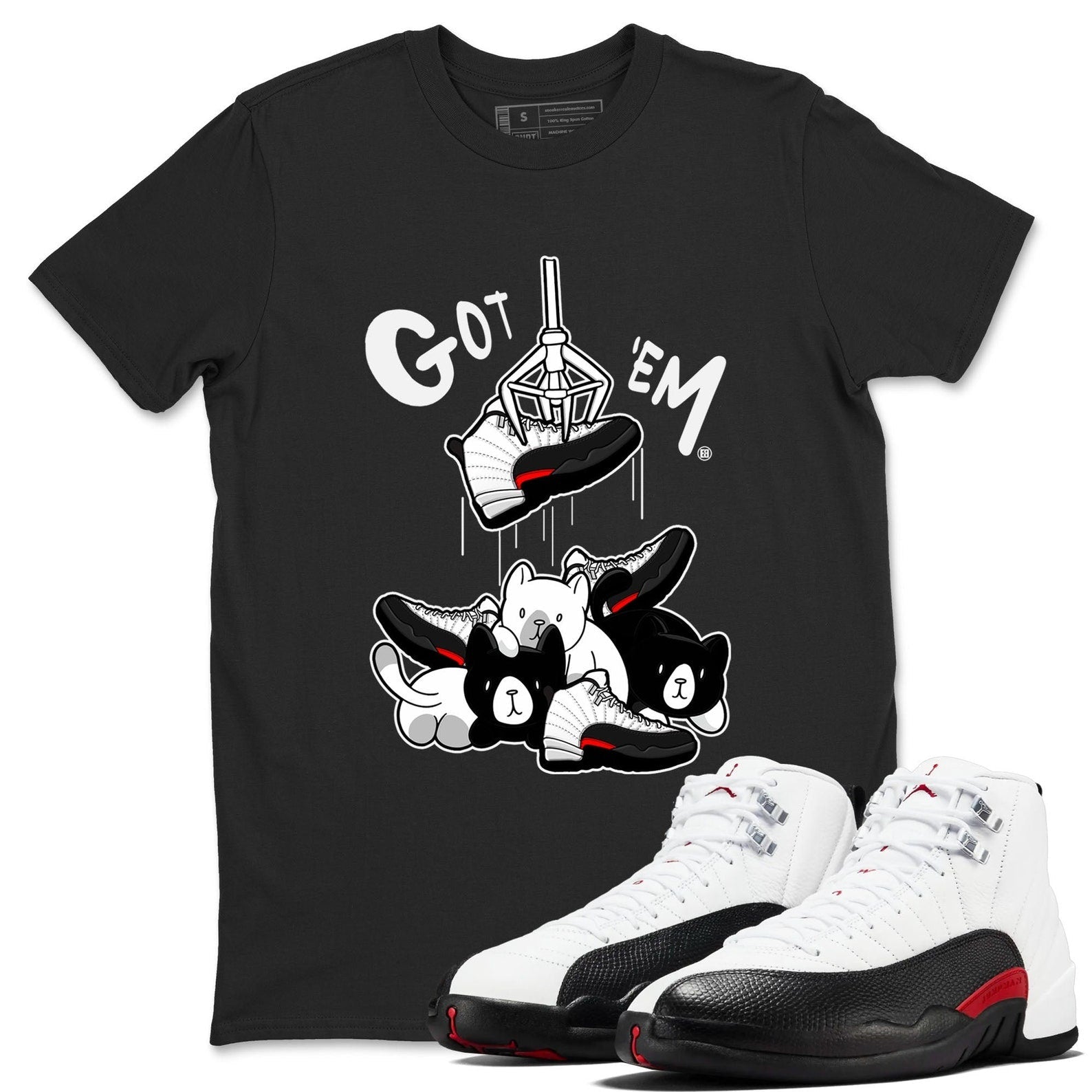 Treasure Hunter Unisex Sneaker T-Shirt - Shirts To Match Jordans AJ12 Taxi Flip T-Shirt, Sneaker Match Tee