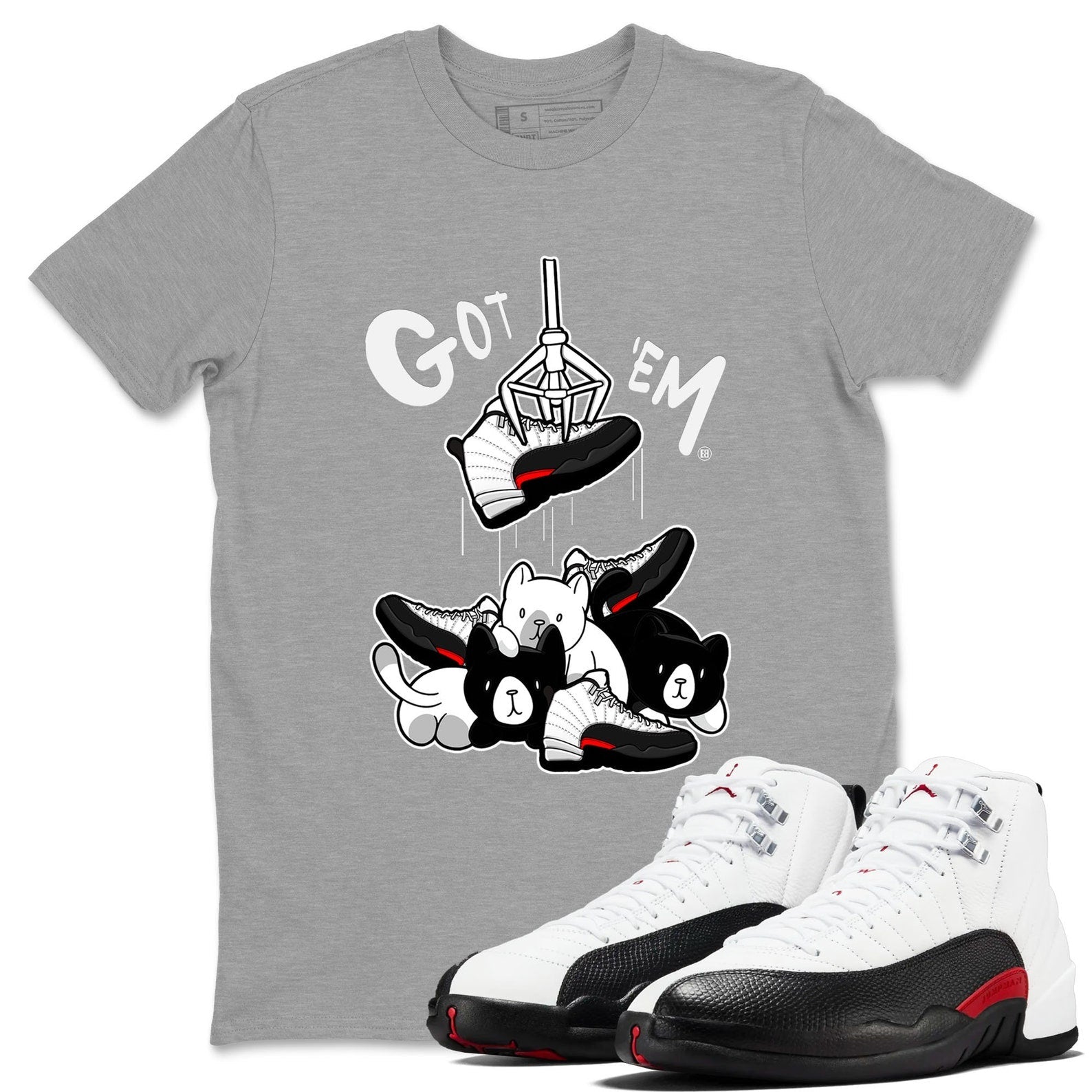 Treasure Hunter Unisex Sneaker T-Shirt - Shirts To Match Jordans AJ12 Taxi Flip T-Shirt, Sneaker Match Tee