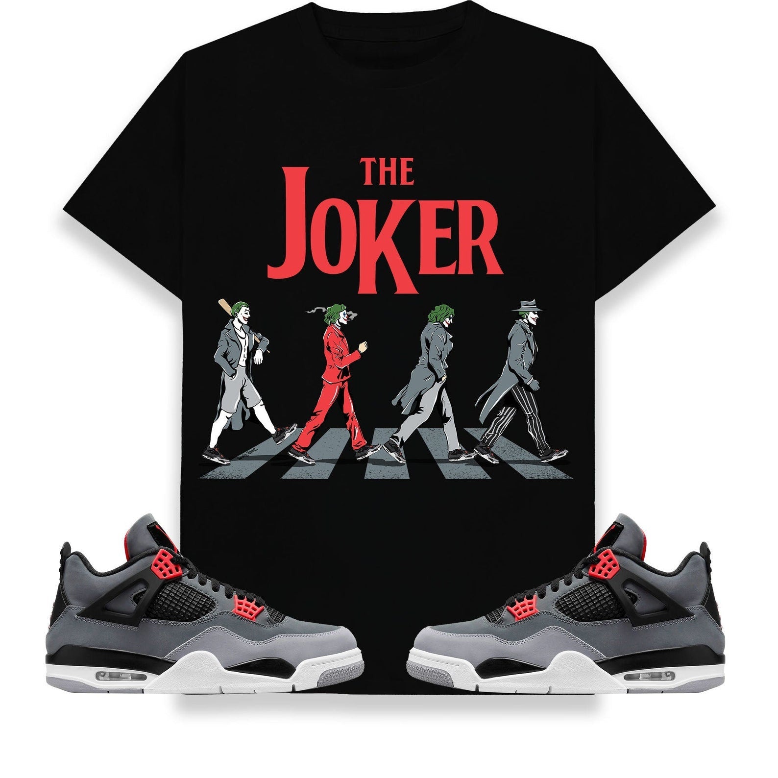 The Joker Unisex Shirt Match Jordan 4 Retro Infrared T-Shirt, Sneaker Match Tee