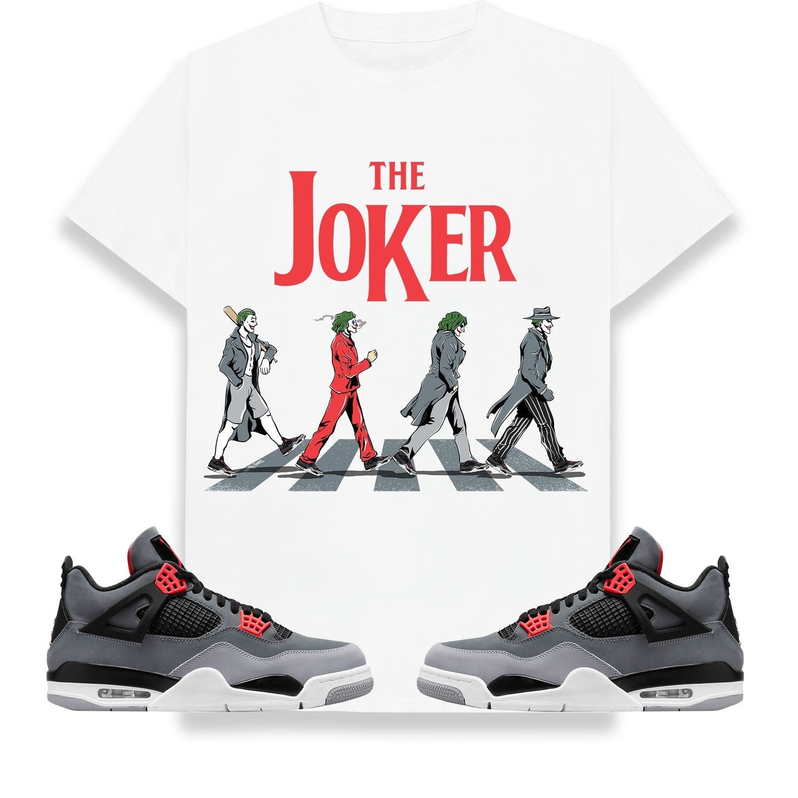The Joker Unisex Shirt Match Jordan 4 Retro Infrared T-Shirt, Sneaker Match Tee