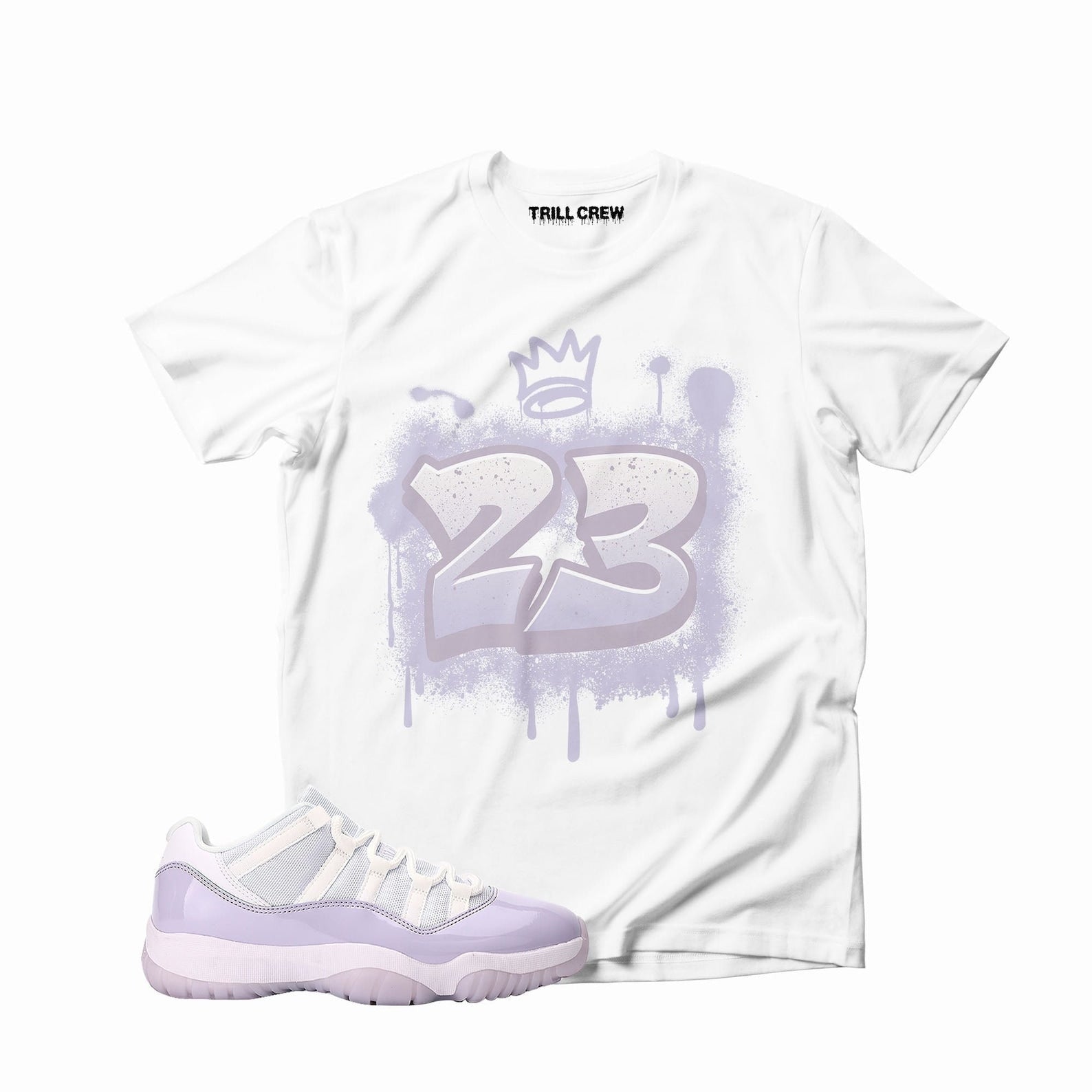Number 23 Graffiti Unisex Shirt Match Jordan 11 Retro Low Pure Violet T-Shirt, Sneaker Match Tee