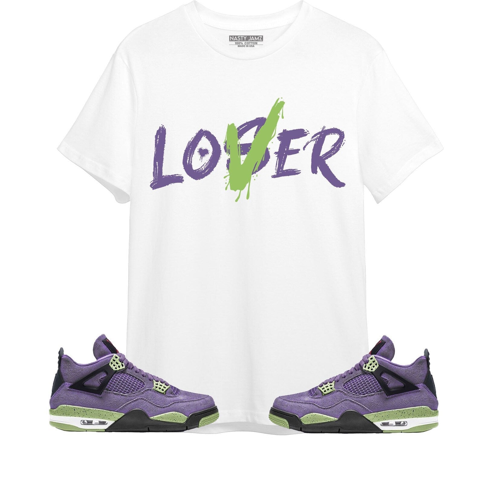 Loser Lover Unisex Shirt Match Jordan 4 Retro Canyon Purple T-Shirt, Sneaker Match Tee